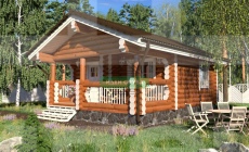 Проект бани Ромашка